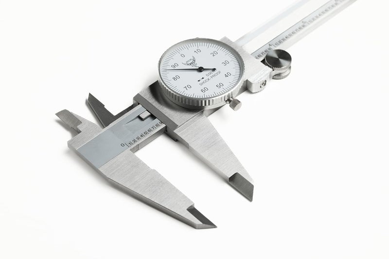 PEC TOOLS PEC Dial Caliper 0-12 Inch, Stainless Steel Precision Measuring Tool with Shock-Proof Dial, High Accuracy ±0.001" - Image 3